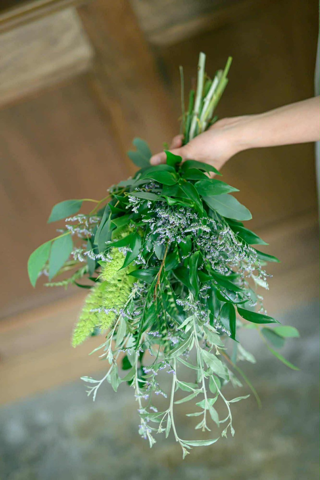 2025.9.18 季節の植物を束ねたスワッグレッスン