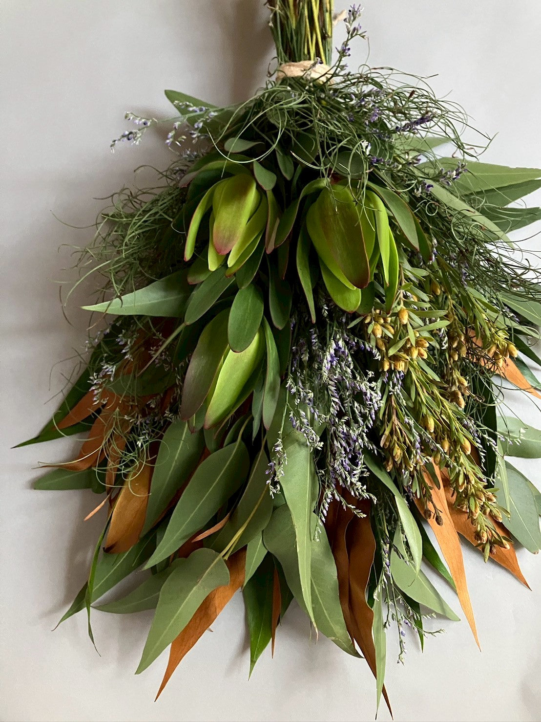 2025.9.18 季節の植物を束ねたスワッグレッスン