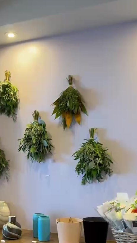 2025.9.18 季節の植物を束ねたスワッグレッスン